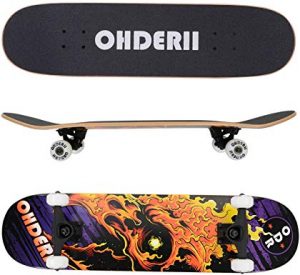 OHDERII Skate Skateboards 31 Inch By 8 Inch Skateboard